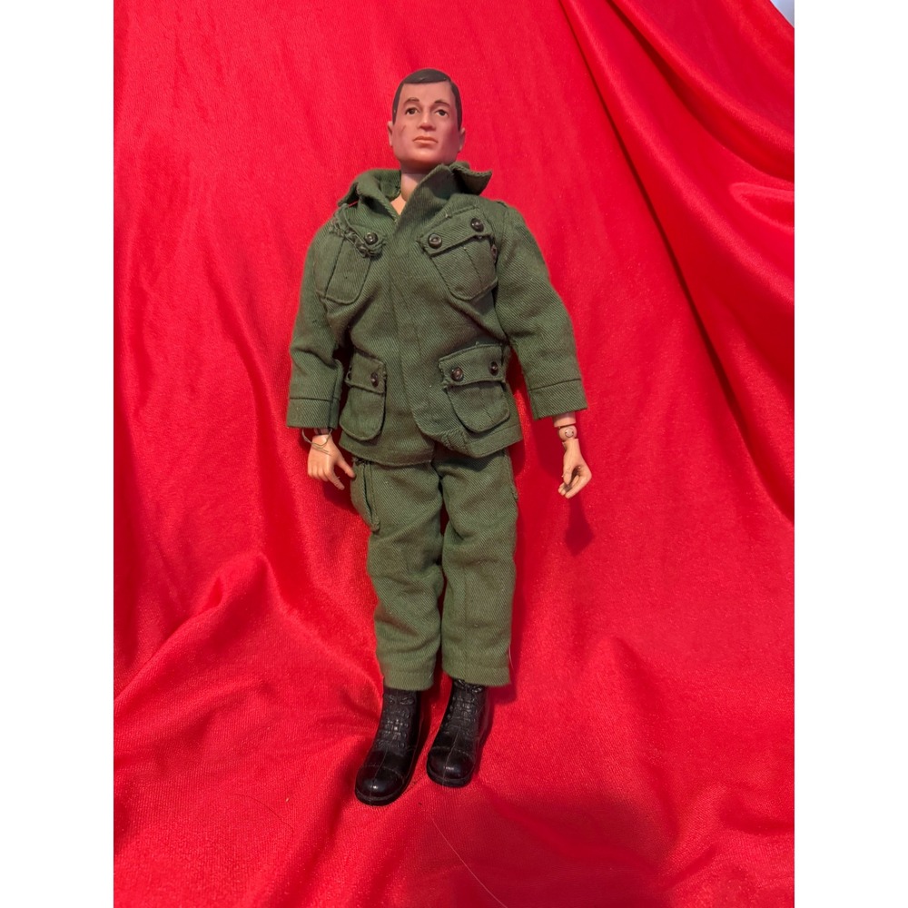Vintage 1964 GI Joe Action Figure Hasbro Painted Hair 12 Inch Army Fatigues